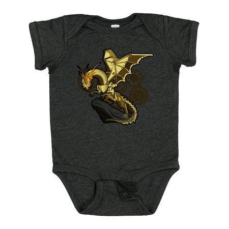 

Inktastic Steampunk Dragon Gift Baby Boy or Baby Girl Bodysuit