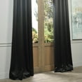 thumbnail image 2 of Jet Black Grommet Blackout Room Darkening Curtain (1 Panel), Jet Black, 50W X 108L, 2 of 6