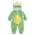 thumbnail image 4 of OJSFQUFP Infant and Toddler Flannel Bodysuit Cute Cartoon Soft and Comfortable Hooded Romper for Fall and Winter., 4 of 4