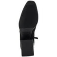 thumbnail image 4 of AQUA COLLEGE Womens Black Waterproof Tora Round Toe Block Heel Zip-Up Heeled Boots 9.5 M, 4 of 4