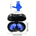 thumbnail image 2 of 2PCS Swimming Earplugs Waterproof Reusable Silicone Ear Plugs Diving Sport Plugs For Water Surf Showering Bathing Accessories, 2 of 5