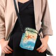 thumbnail image 4 of HELLHERO Starfish Shoulder Purse Polyester Lightweight Adjustable Crossbody Bag for Outdoor Daily Use, 4 of 7