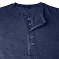 thumbnail image 5 of Fabrcox Henley T Shirts for Men Short Sleeve Fitted Men Top Big and Tall Basic Lightweight Spring Summer Outdoor Running T-Shirt for Men, 5 of 7