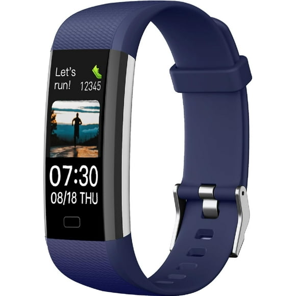 shiyou-Fitness Tracker with Heart Rate Tracking, Activity Tracker Pedometer with Calorie Counter, Sleep Tracking, Smart Watch with IP68 Waterproof Sports Bracelet for Women Men (Blue)