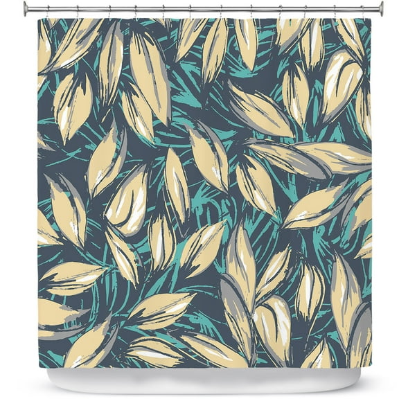 Shower Curtains 70" x 73" from DiaNoche Designs by Zara Martina - Leafy Layers