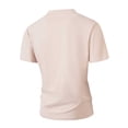 thumbnail image 3 of FRSASU Men's T-Shirts Short Sleeve Pocket Tee Soft Crew Neck Solid Color Casual Summer Basic T-shirts Beige, 3 of 8