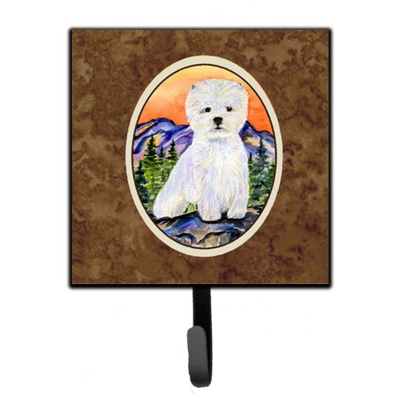 Carolines Treasures SS8159SH4 Westie Leash Holder or Key Hook, Small, Multicolor