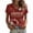 Watermelon Red(American Flag Floral Print), variant on Iaqnaocc 4th Of July Outfits for Women Patriotic Short Sleeve V Neck 250th Anniversary Usa Shirt American Flag Stars Striped Floral Print Independence Day 1776 T Shirts for Women Light Blue XXL