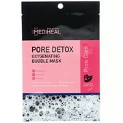 Pore Detox, Oxygenating Bubble Beauty Mask, 5 Sheets, 0.60 fl oz (18 ml) Each, Mediheal