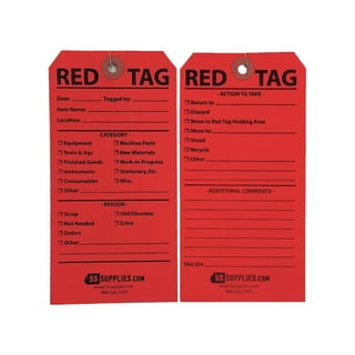 25 Pack - CleverDelights Large Yellow Plastic Tags - 6.25 x 3.125 -  Tear-Proof and Waterproof 