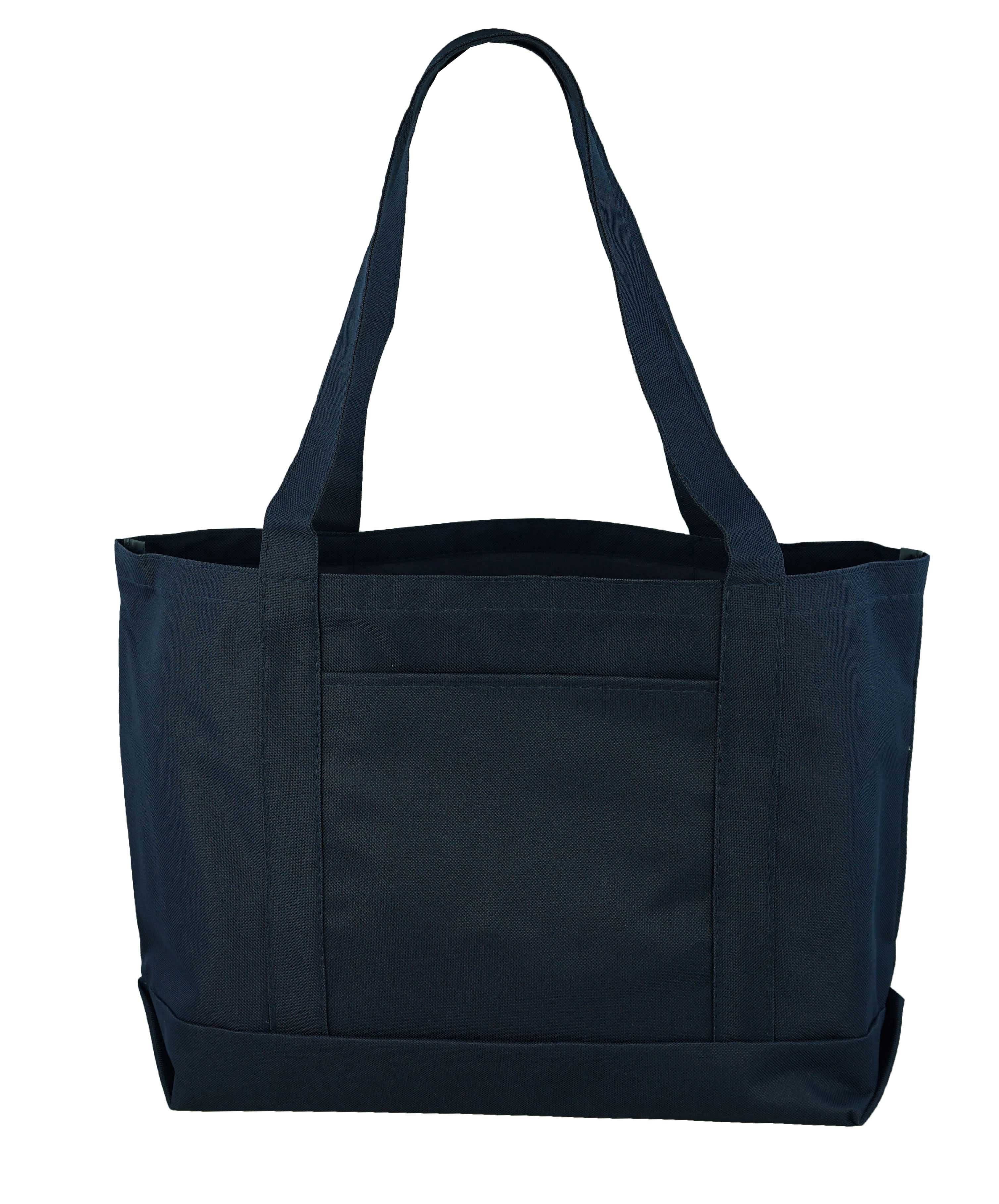 Daily Tote with Shoulder Length Handle and Outside Pocket - Walmart.com