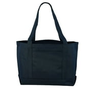 Daily Tote with Shoulder Length Handle and Outside Pocket