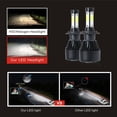 thumbnail image 7 of 2X LED Headlight Bulbs For Honda CRV 1997-2014 High &amp; Low Beam and Plug &amp;Play H4, 7 of 7