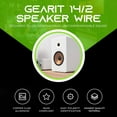thumbnail image 3 of GearIT Pro Series Copper Clad Aluminum 14 AWG Speaker Wire, Great Use for Home Theater Speakers and Car Audio, White, 200 Feet, 3 of 7