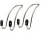 thumbnail image 1 of Organizadores para respaldo de asiento (2 unidades), ganchos universales con diseño de diamantes brillantes para reposacabezas de coche, organizadores de bolsos, resistentes y duraderos (negro), 1 of 5