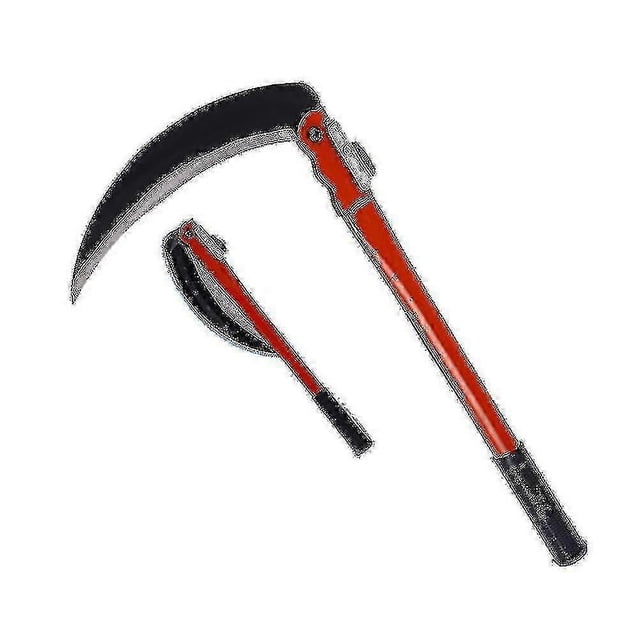 Steel Grass Sickle Small Scythe Folding Gardening Farming 230mm Tool - Mxbc