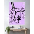 thumbnail image 2 of Hanging Tree Haze Poster Wall Art, Modern Wall Decor For Living Room Bedroom, 12x18 UNFRAMED, 2 of 3