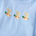 thumbnail image 6 of Tisuna Infant Boys Easter Pajamas Outfits Set Rabbit Print Tops Plaid Print Elastic Waist Pants Clothing Set Casual Soft Kids 2 Pieces Sleepwear Light Blue Size 2-3 Years, 6 of 6