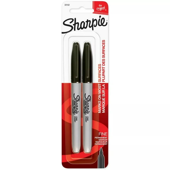 Permanent Markers Fine Tip Black