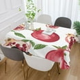 thumbnail image 5 of BZSMCE Square Tablecloth Plump Pomegranate Pattern Tableclothes, 5 of 9