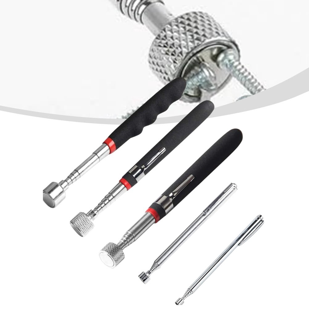 5 PCS Magnetic Telescopic Pick-Up Tool Set With Pocket Clip Telescopic Collector