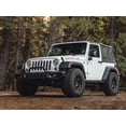 thumbnail image 2 of RockTrix RT109 17 inch Wheel Compatible with Jeep Wrangler JK JL 17x9 5x5 Wheels (-12mm Offset, 4.5in Backspace) 5x5 PCD, 71.5mm Bore, Black Wheels, Also fits Gladiator JT Rims, 2 of 8