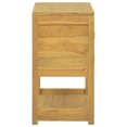 thumbnail image 3 of vidaXL Bathroom Cabinet 60x40x75 cm Solid Wood Teak, 3 of 5