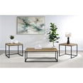 thumbnail image 3 of Pemberly Row 3-Piece Engineered Wood Coffee Table Set in Mango and Black, 3 of 13