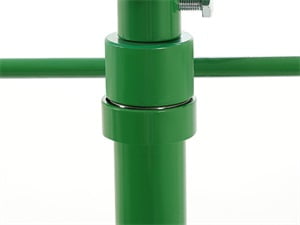 Kojem 2 Ton Under Hoist Tripod Stand for Garages Repair Shops Adjustable  Green Powder Coated Heavy Duty Steel