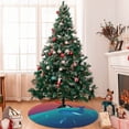 thumbnail image 7 of Sikiie Lighthouse and Whale 30-48 inches {designName} Print Christmas Tree Skirt Snowman Xmas Tree Skirt with Edge Christmas Decorations for Holiday Party30", 7 of 7