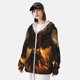 thumbnail image 3 of Balery Cool Black Eagle Sudadera ligera de manga larga con capucha y protección solar UPF 50+ para hombre y mujer, ideal para pesca y running-Medium, 3 of 7