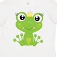 thumbnail image 4 of Inktastic Cute Frog, Green Frog, Frog Princess, Crown Girls Toddler T-Shirt, 4 of 5