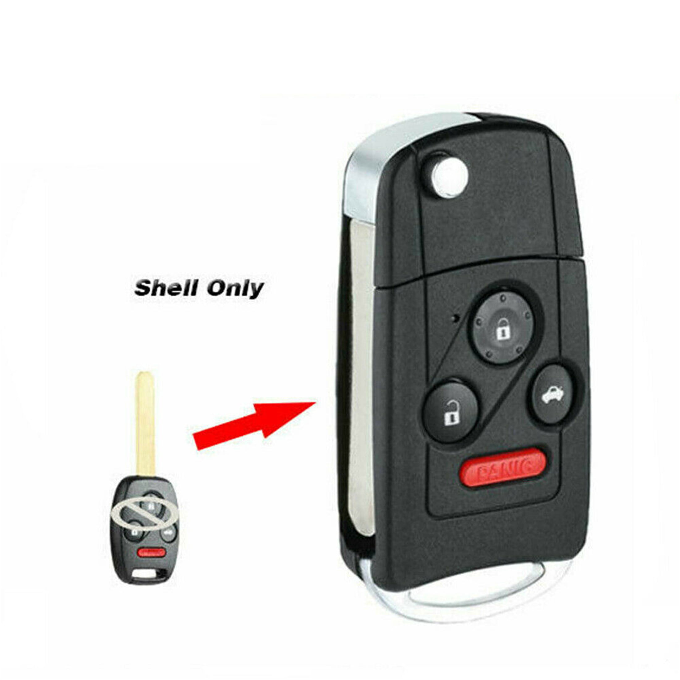 Details about   3+1 4 Remote Button Folding Flip Key Shell Fob Case For Honda Accord Civic CRV 