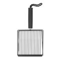 thumbnail image 2 of Solid Metal Cat Litter Box Scoop, High Strength Handle for Easy Cleaning, Fast Filtration Shovel with Long Handle, Hanging Rope for Storage, Suitable for Small Pets, Large Cat, 2 of 7