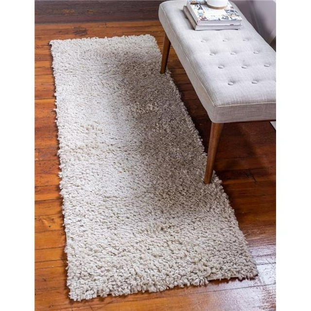 Unique Loom 3146006 2 Pi 2 Po x 6 Pi 7 Po Tapis de Coureur de Shag Davos&44; Lin