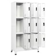 thumbnail image 2 of vidaXL Locker Cabinet White 90x45x180 cm Steel, 2 of 5