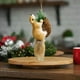 thumbnail image 4 of mfyjkho Adorno colgante de ardilla realista para árbol de Navidad, minifigura decorativa, diseño realista, 1 pieza, 4 of 7