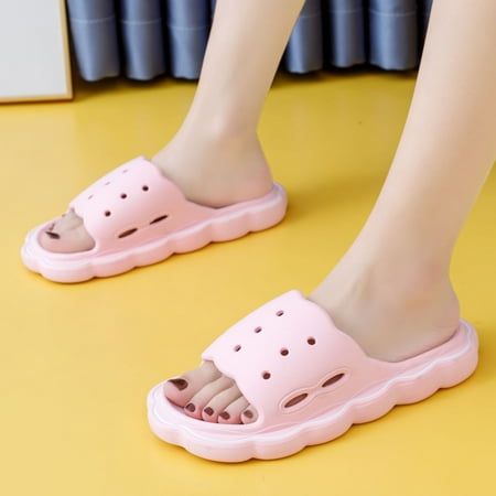 

Parent-child slippers outdoor comfortable soft bottom hole shoes Children soft bottom slippers thick bottom non-slip comfortable sandals in stock