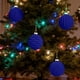 thumbnail image 4 of 12 Adornos Navideños de Terciopelo Flocado para Árbol de Navidad, Bolas de Plástico Rojas de 6 Cm | Adornos Navideños Colgantes con Hebilla de Metal | Textura Suave y Duradera para Decorar Árboles, P, 4 of 6