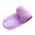 thumbnail image 2 of Ludlz Women Facial Spa Yoga Headbands Pink Makeup Wash Bath Hair Wraps Non Slip Adjustable Hair Bands, 2 of 7