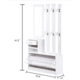 thumbnail image 7 of Combination Model Gate Cabinet With Shoe Cabinet+Hang Shelf+ Mirror, 7 of 7