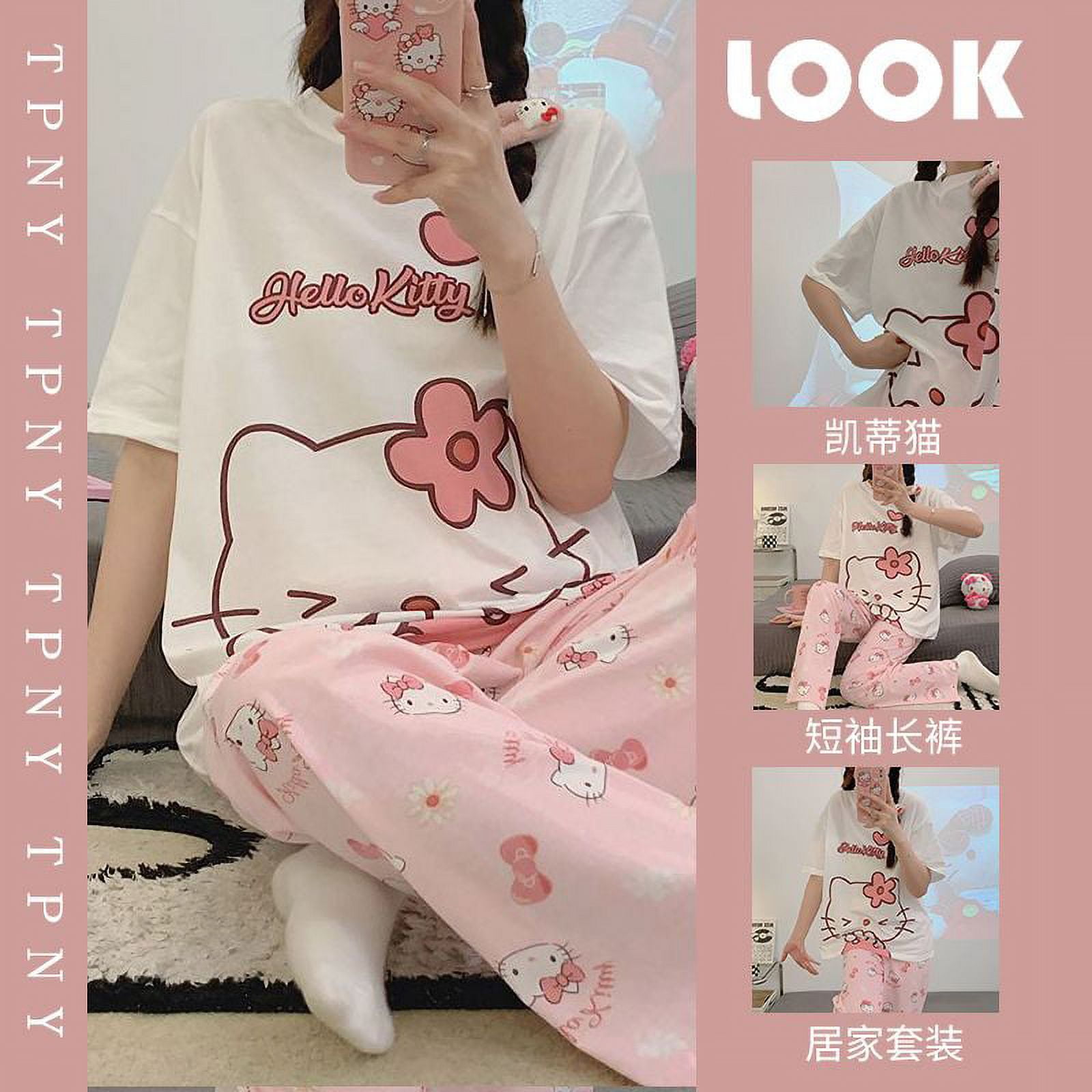 Sleep Shorts for Women Kawaii Cute Cats Pajama Shorts with Pockets Sleepwear  Pants at  Women's Clothing store