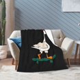 thumbnail image 5 of Manta de franela suelta con forma de sombrero de ganso tonto, elegante edredón para una siesta, edredón de invierno para las cuatro estaciones, edredón refrescante con control de olores, 5 of 5