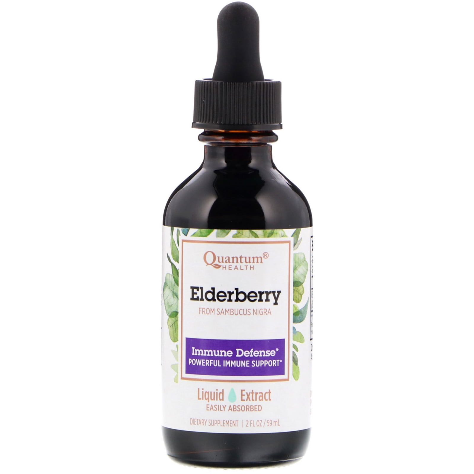 Quantum Health Elderberry Liquid Extract 700 mg 2 fl oz Liq