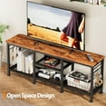thumbnail image 3 of Media Console Table With Soundbar Stand, TV Cabinet With Open Storage Shelves, For 55 Inch TVs, Living Room Bedroom Furniture, 3 of 8