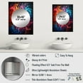 thumbnail image 4 of Designart "Vibrant Rotation II" Abstract Spirals Mirror Wall Decor - Modern Multi-Color Abstract Large Mirror For Wall Art Decor - 32" x 24" Inch, 4 of 5