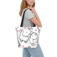 thumbnail image 2 of Disketp Alpacas and Hearts Bolsa de Hombro Casual para Mujer, Bolso Cruzado para Compras, Viajes y Uso Diario, 2 of 6