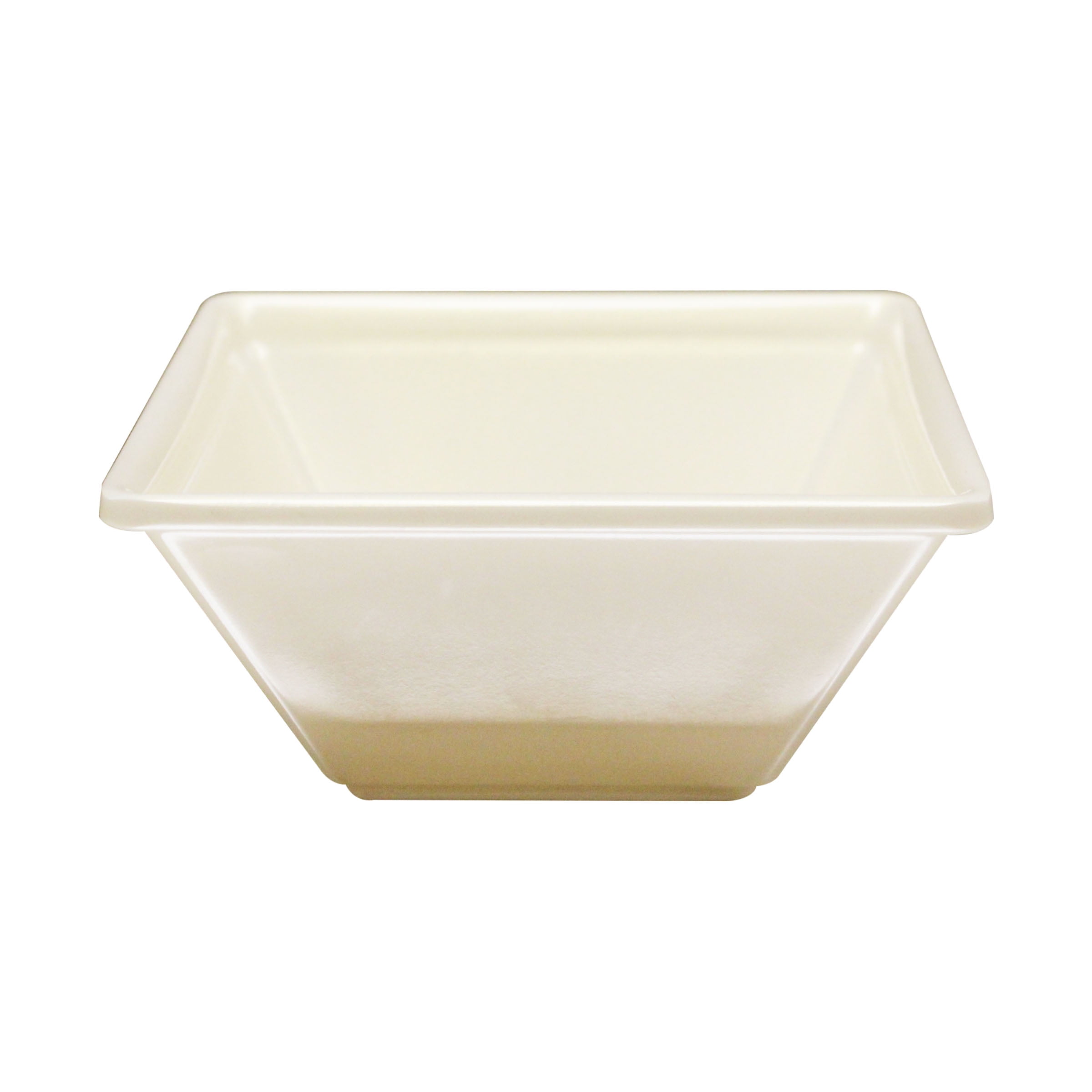Excellante Passion Pearl Melamine Dinnerware Collection 4.75 Inch Square Bowl - 8 Oz, Comes in Each