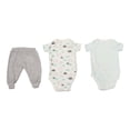 thumbnail image 2 of Conjunto George Conjunto, marca George, set de 2 pañaleros mc, pantalón nubes, neutro, talla 6M, 2 of 4