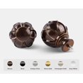 thumbnail image 2 of KAMANINA 2 Pack Curtain Rods for Windows 48 to 84 Inch, Antique Bronze Heavy Duty Curtain Rod Adjustable, 7/8 Inch Single Decorative Drapery Rods 32 to 86 Inch(2.6-7.1Ft), Netted Texture Finials, 2 of 8